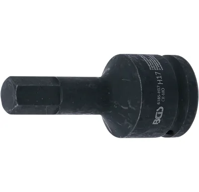 BGS Hlavice zástrčná tvrzená, délka 100 mm, 20 mm (3/4"), vnitřní šestihran 17 mm - BGS 6185-H