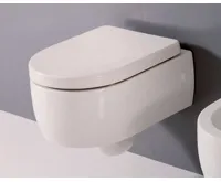 KERASAN FLO závěsná WC mísa, 36x50cm, bílá (4)