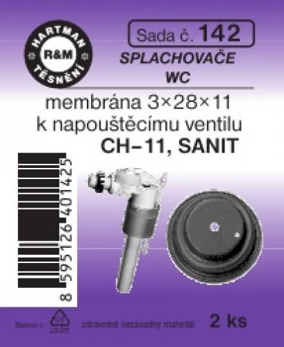 Hartman sada č. 142: sada memb.nap.vent. ch-11 a san 3x28x11