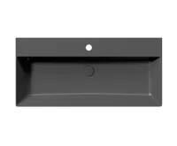 GSI KUBE X keramické umyvadlo 100x47cm, černá mat (3)