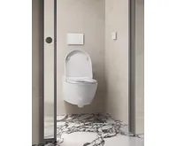 GSI WCLEAN závěsné WC Swirlflush s integrovaným elektronickým bidetem, bílá Extraglaze (8)
