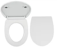 NOVASERVIS WC sedátko, duroplast bílá, panty tvrzený plast - WC/SOFTNEW