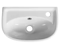 AQUALINE Keramické umývátko 40x25cm, bílá (3)