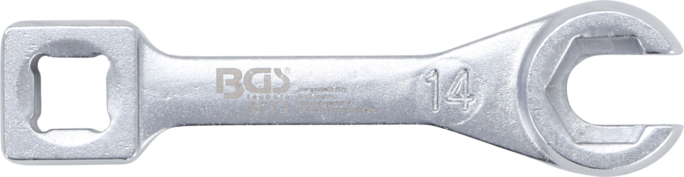 Bgs klíč na palivové potrubí, pro toyota & honda, 14 mm