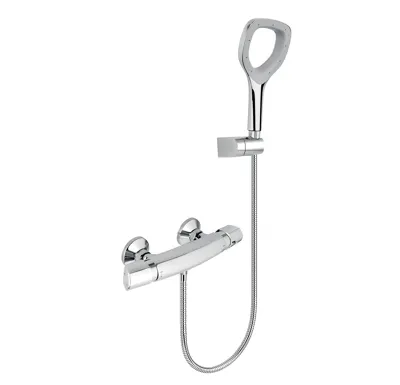 NOVASERVIS Sprchová baterie termostatická s přísl.  Metalia FLOW+ chrom - 57961,0E