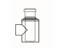 ALMEVA LIK T-kus pro přívod vzduchu 80/125