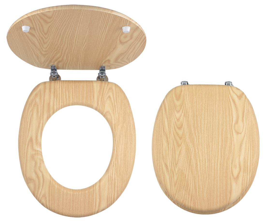 Novaservis sedátko dýhované jasan mdf - wc/jasan