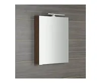 SAPHO MIRRÓ galerka s LED osvětlením, 50x70x16cm, levá/pravá, borovice rustik (1)