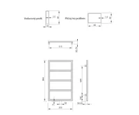 SAPHO DENALI otopné těleso 550x904 mm, stříbrná strukturální (4)