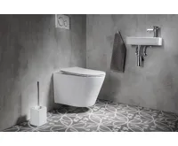 SAPHO PACO závěsná WC mísa, Rimless, 36x53cm, bílá (3)