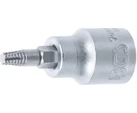 BGS Nástrčná hlavice pro povolení poškozených šroubů | vnitřní čtyřhran 6,3 mm (1/4&quot;) | pro de