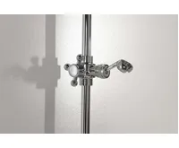 SAPHO ANTEA sprchová tyč, posuvný držák, kulatá, 670mm, chrom (4)