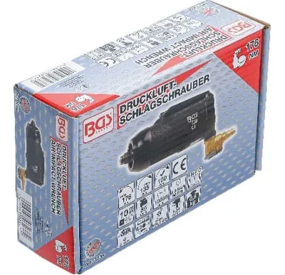 BGS Utahovák pneumatický, úderový 3/8", max. 155 Nm