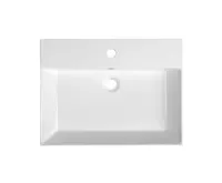 SAPHO KARE 60 keramické umyvadlo nábytkové 60x46cm, bílá (1)