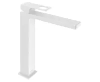 SAPHO FORATA stojánková umyvadlová baterie vysoká, prodloužená hubice, bílá mat SAPHO FORATA stojánková umyvadlová baterie vysoká, prodloužená hubice, bílá mat