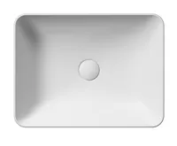 GSI SAND/NUBES keramické umyvadlo na desku 50x38cm, bílá mat (4)