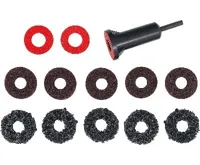 BGS Sada brusek na náboje kol, pro rozpěrné šrouby a čepy matic kol, 14dílná (2)