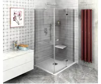 POLYSAN FORTIS boční stěna 800mm, čiré sklo (3)