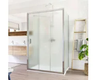 LIMA Sprchový kout, čtverec, 90x90x90x190 cm, chrom ALU, sklo Point LIMA Sprchový kout, čtverec, 90x90x90x190 cm, chrom ALU, sklo Point