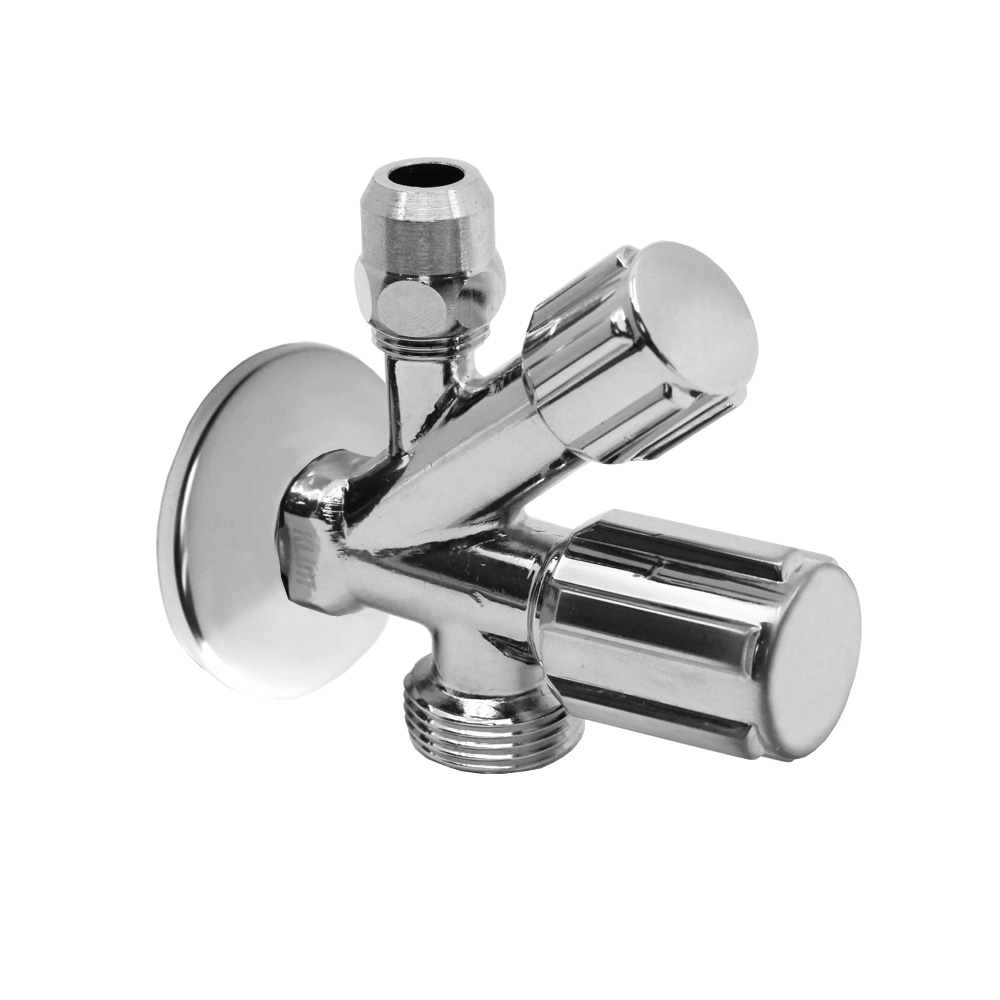 Kombi rohový a pračkový ventil 3/8x1/2x3/4"