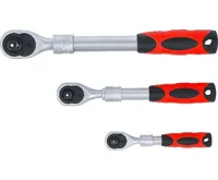 BGS Sada přepínacích ráčen | teleskopická | 6,3 mm (1/4") - 10 mm (3/8") - 12,5 mm (1/2") | 3d (5)