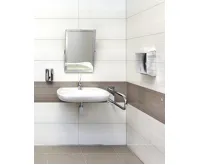 SAPHO HANDICAP opěrné pevné madlo tvar U 600mm, nerez lesk (5)