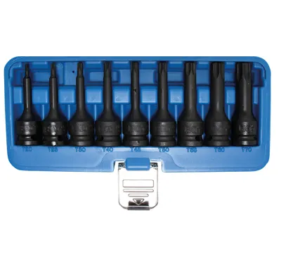 BGS Hlavice zástrčné 1/2" T-profil T20 - T70, 75 mm, tvrzrné Cr-Mo