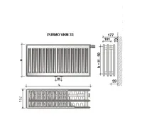 Radiátor VKM 33-900/ 700 - PURMO (1)