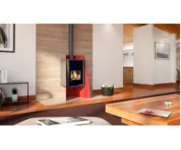 HS Flamingo Krbová kamna FLAMINGO DELUXE ® ISLAND, červená (24)