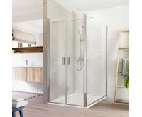 Sprchový kout, LIMA, obdélník, 80x120x190 cm, chrom ALU, sklo Čiré Sprchový kout, LIMA, obdélník, 80x120x190 cm, chrom ALU, sklo Čiré