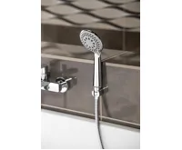 AQUALINE Ruční masážní sprcha, 3 režimy sprchování, průměr 100mm, ABS/chrom (4)