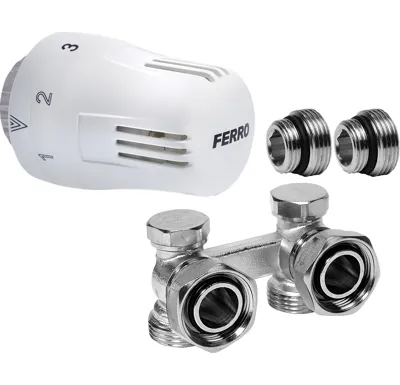 NOVASERVIS Sada s termostatem spodní rohová 1/2" - ZTV02