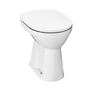 JIKA LYRAplus Stojící WC, svislý odpad, otevřený splachovací kruh, bílá 825387