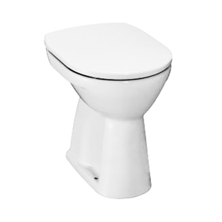 JIKA LYRAplus Stojící WC, svislý odpad, otevřený splachovací kruh, bílá 825387