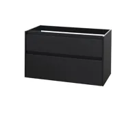 Opto, koupelnová skříňka, černá, 2 zásuvky, 1010x580x458 mm Opto, koupelnová skříňka, černá, 2 zásuvky, 1010x580x458 mm