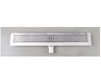 GELCO MANUS ONDA nerezový podlahový žlab s roštem, ke stěně, L-950, DN50 (3)