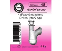 Hartman Sada č. 148: sada těs.k starému dřez.sifonu - DN 50 Hartman Sada č. 148: sada těs.k starému dřez.sifonu - DN 50