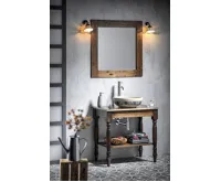 SAPHO BRAND zrcadlo v dřevěném rámu 60x80cm, mořený smrk (6)