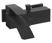 SAPHO GINKO nástěnná vanová baterie, černá mat