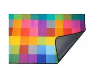 HomeLife Pikniková deka barevné kostky 150 x 180 cm (1)