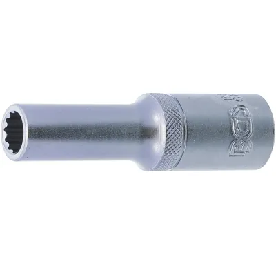 BGS Hlavice nástrčná 1/2" 10 mm, 12ti hranná, prodloužená