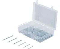 Lišty soklové / panelových kolíků, 100dílná sada