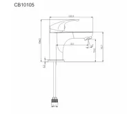 Umyvadlová stojánková baterie Sonáta s bidetovou sprchou (1)