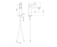 SAPHO DIMY stojánková umyvadlová baterie, chrom (6)
