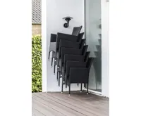 Zahradní křeslo BARCELONA antracit s poduškou IWH-1010004 sada 8ks (3)