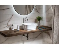 SAPHO IDEA keramické umyvadlo na desku 42x42cm, bílá (5)