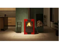 HS Flamingo Krbová kamna FLAMINGO ® ESPO II červená HS Flamingo Krbová kamna FLAMINGO ® ESPO II červená