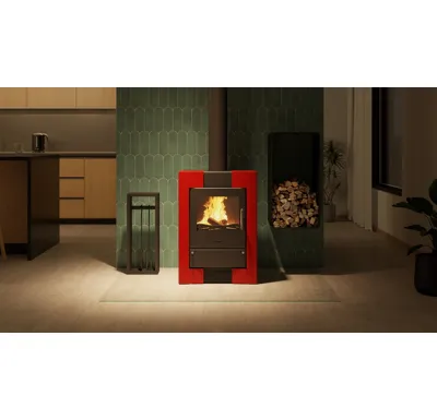 HS Flamingo Krbová kamna FLAMINGO ® ESPO II červená