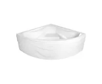 AQUALINE DUNAJ rohová vana 140x140x48cm, bílá (1)