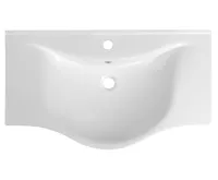 AQUALINE ZARA 80 keramické umyvadlo nábytkové 79,5x46cm, bílá (9)